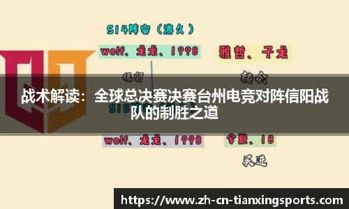 战术解读：全球总决赛决赛台州电竞对阵信阳战队的制胜之道